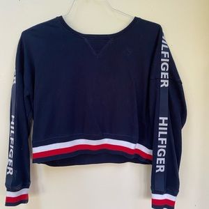 Tommy Hilfiger cropped long sleeve top